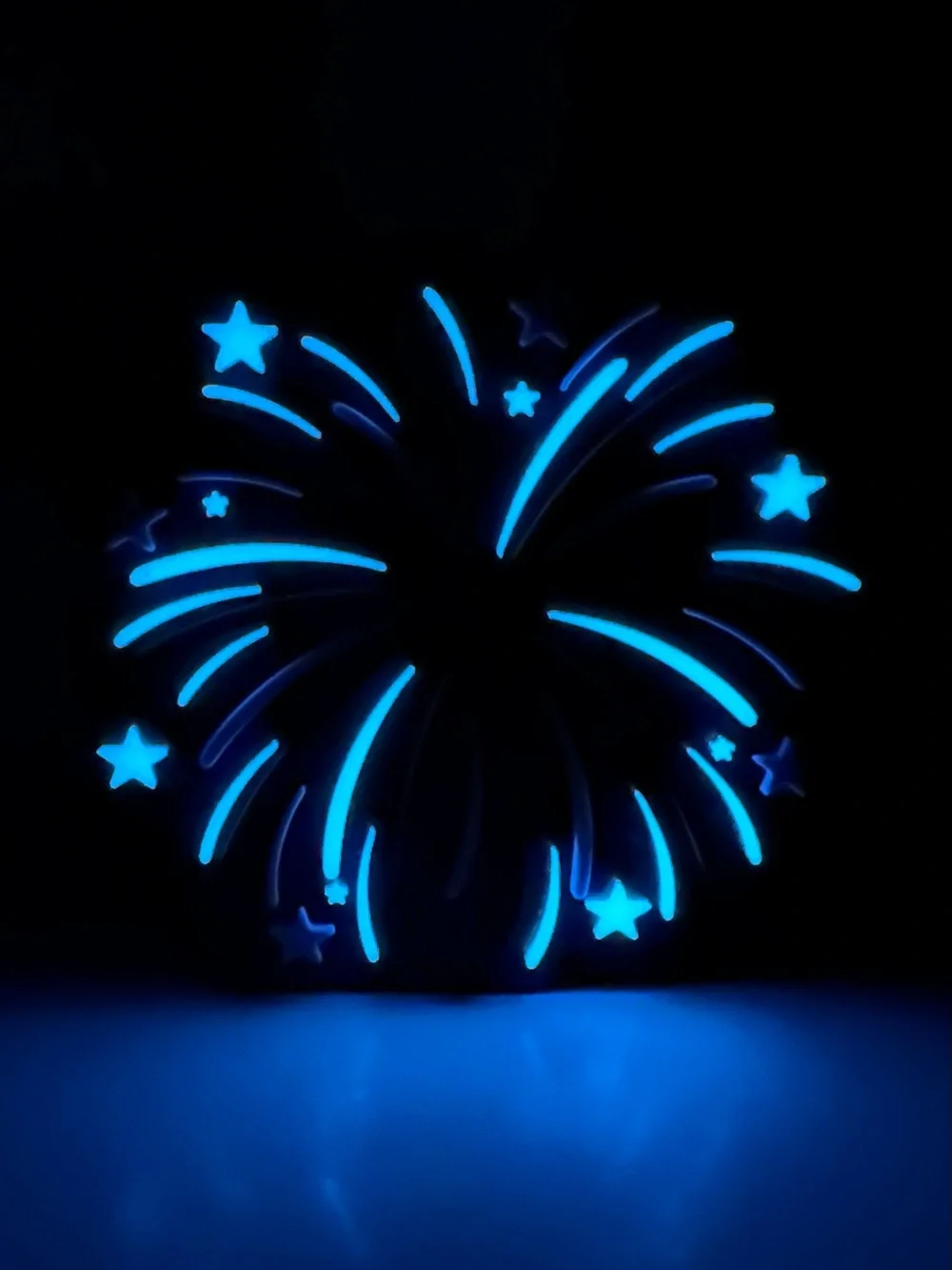 GLOW IN THE DARK 4th of July Firework Soap Holder for Bath & Body Works Bottles